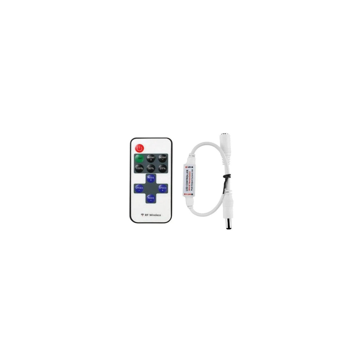 12 Amper LED controller RF kablosuz kumanda yan görünüm