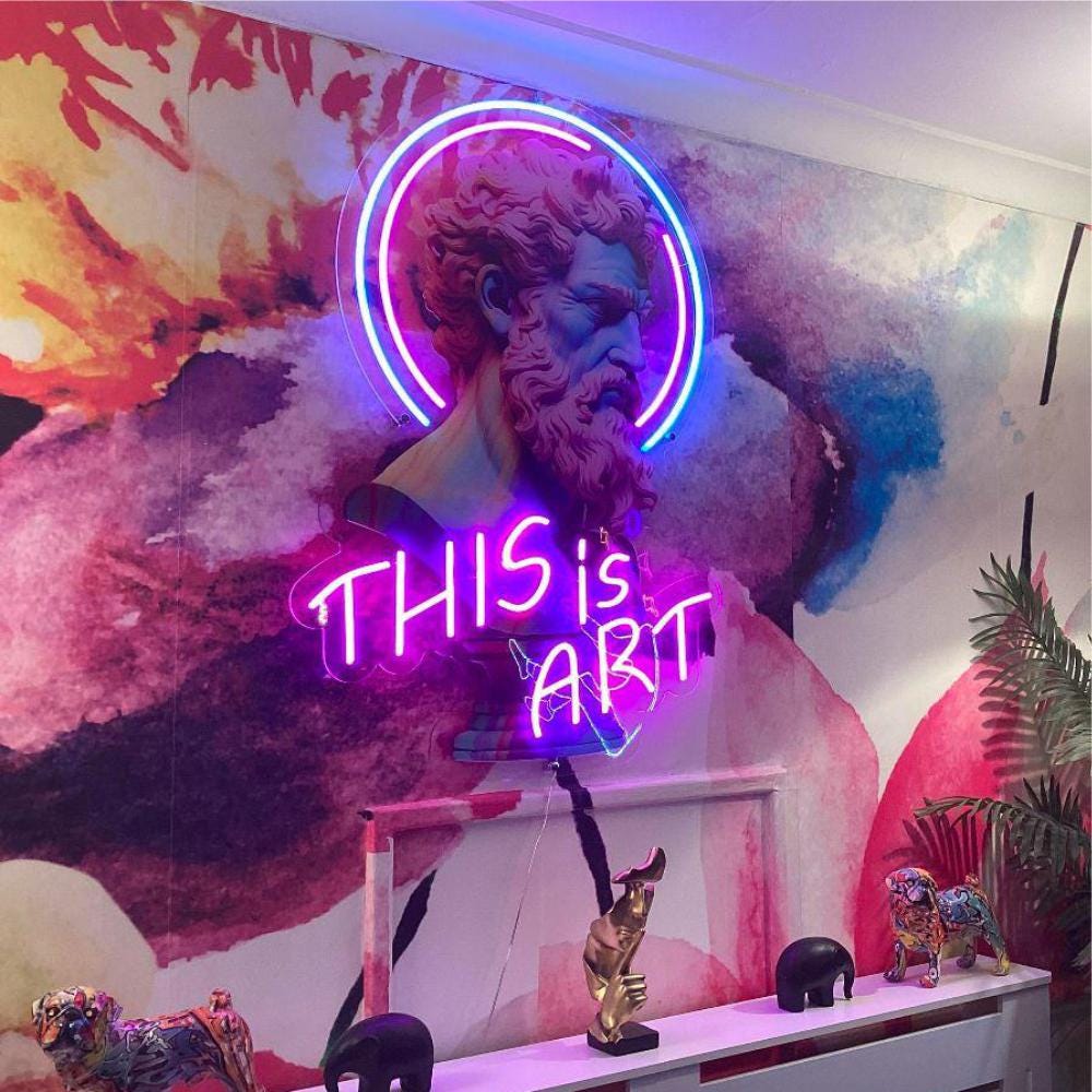 This Is Art Neon Sign