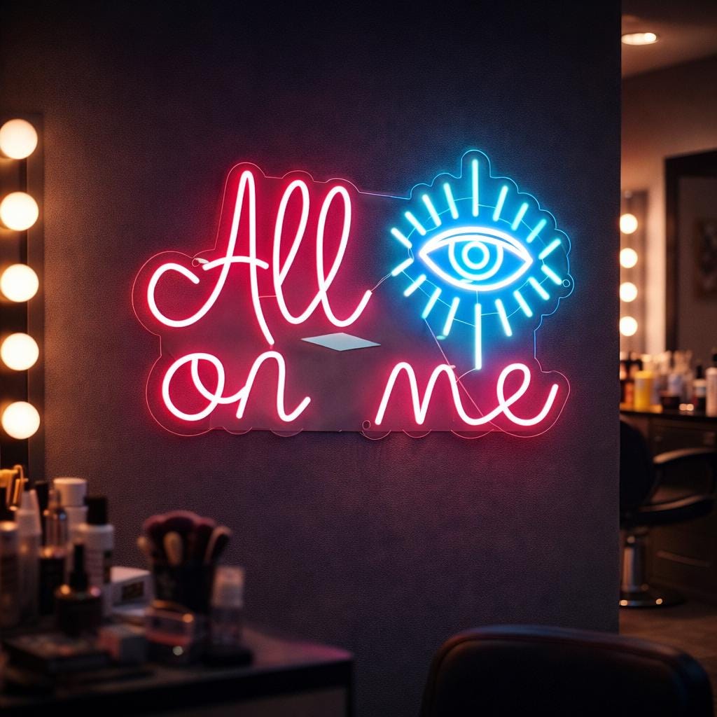All On Me Neon Sign
