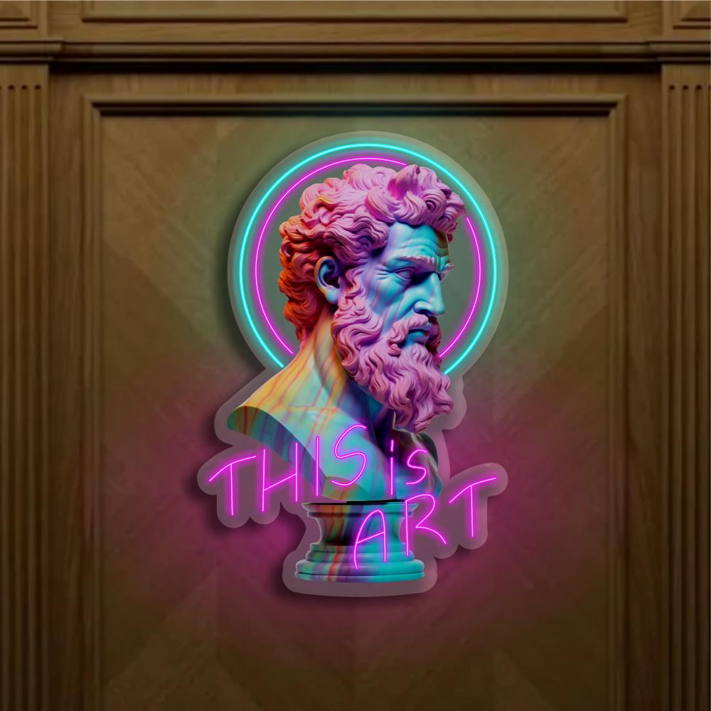 This Is Art Neon Sign