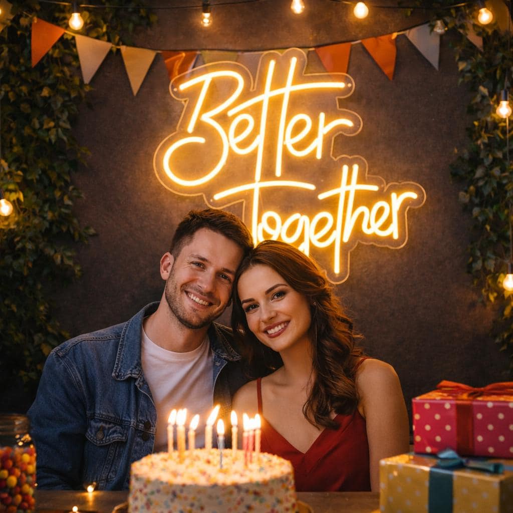 Better Together Neon Sign