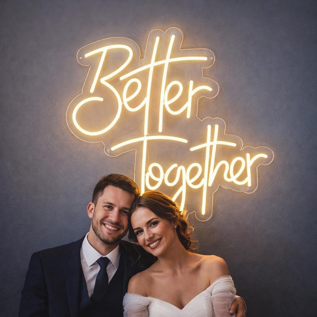 Better Together Neon Sign