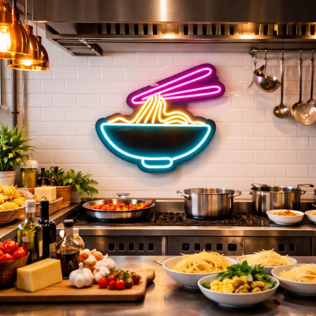 Ramen Bowl Neon Sign