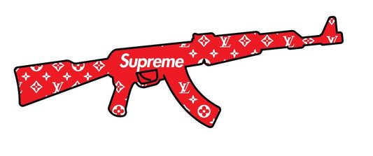 Supreme AK47 Neon LED Sign – Hypebeast Wall Decor – Gaming Room & Bedroom Light
